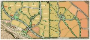 Gladden Farms Subdivision Community Map