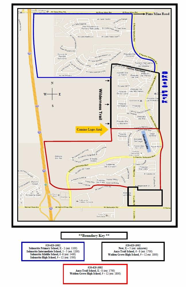 Sahuarita School District Boundary Map